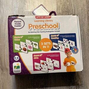 Preschool Matching Game Set - Purple